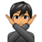 Person Gesturing No - Medium emoji on Emojidex